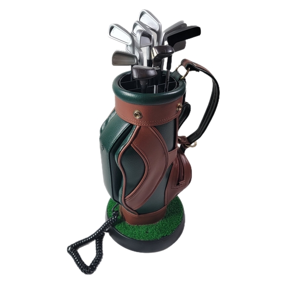 Golf Push Cart Scheels Vintage Hole In One Leather Golf Bag Golf